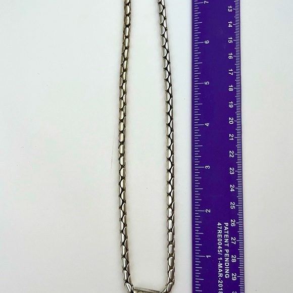 AGATE GEODE SLICE NECKLACE or SUN CATCHER STERLING SILVER CHAIN 4 3/4” x 4 1/2” - Picture 4 of 11